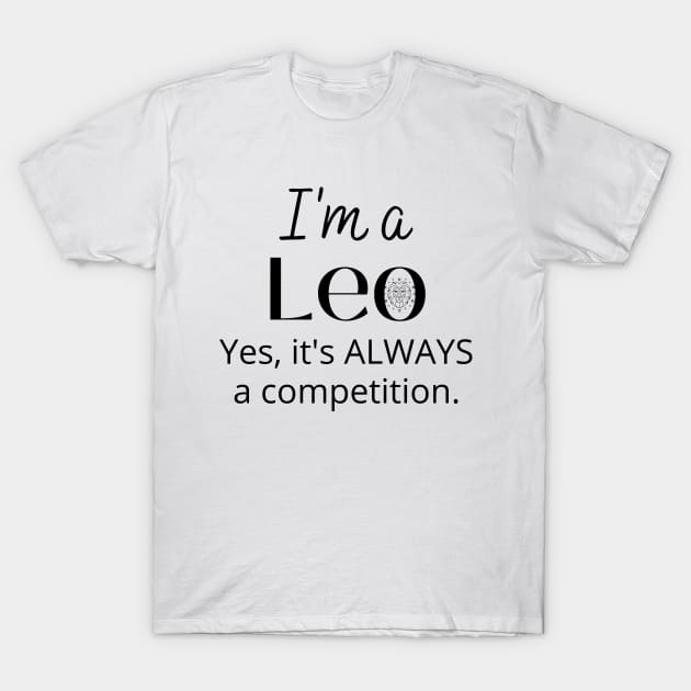 Leo Zodiac Shirt T-Shirt by Moonliteluv